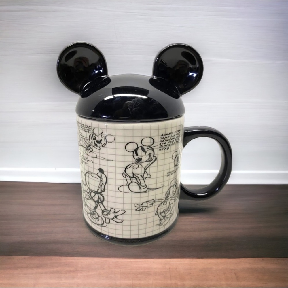 Disney Mickey Mouse Sketchbook Mug with Lid